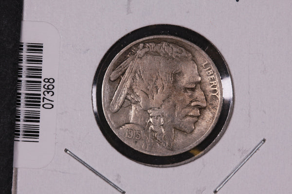 1915-S Buffalo Nickel, Average Circulated Coin.  Store #07368