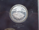 2001 US Freedom Collection of Silver Medallions. In nice Display Case. Store