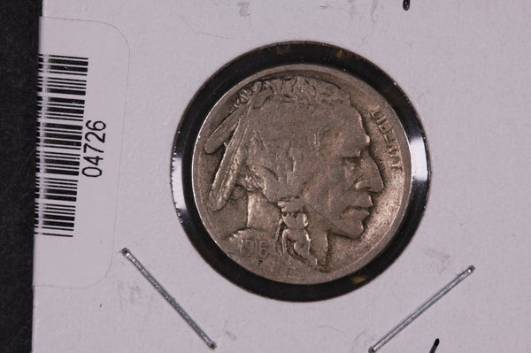 1916-S Buffalo Nickel, Average Circulated Coin.  Store #04726