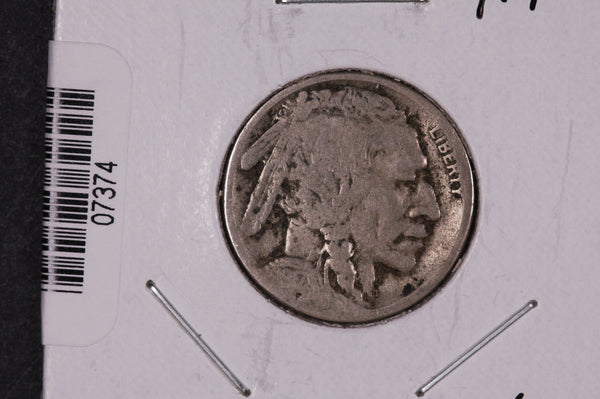 1917-S Buffalo Nickel, Average Circulated Coin.  Store #07374