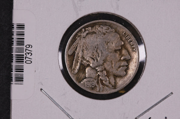 1919 Buffalo Nickel, Average Circulated Coin.  Store #07379