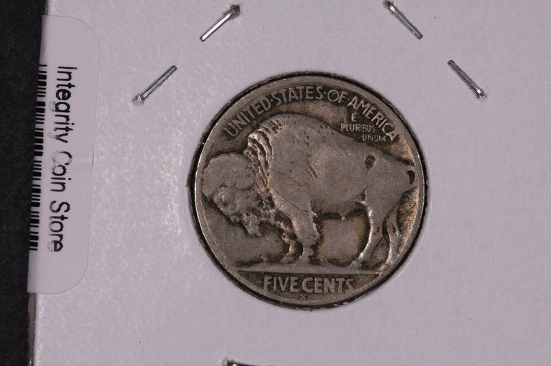 1919-S Buffalo Nickel, Average Circulated Coin.  Store