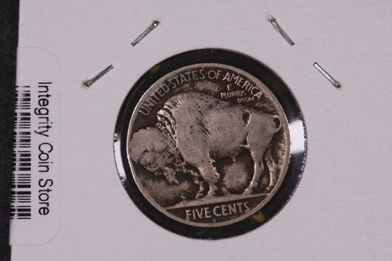 1920-D Buffalo Nickel, Average Circulated Coin.  Store