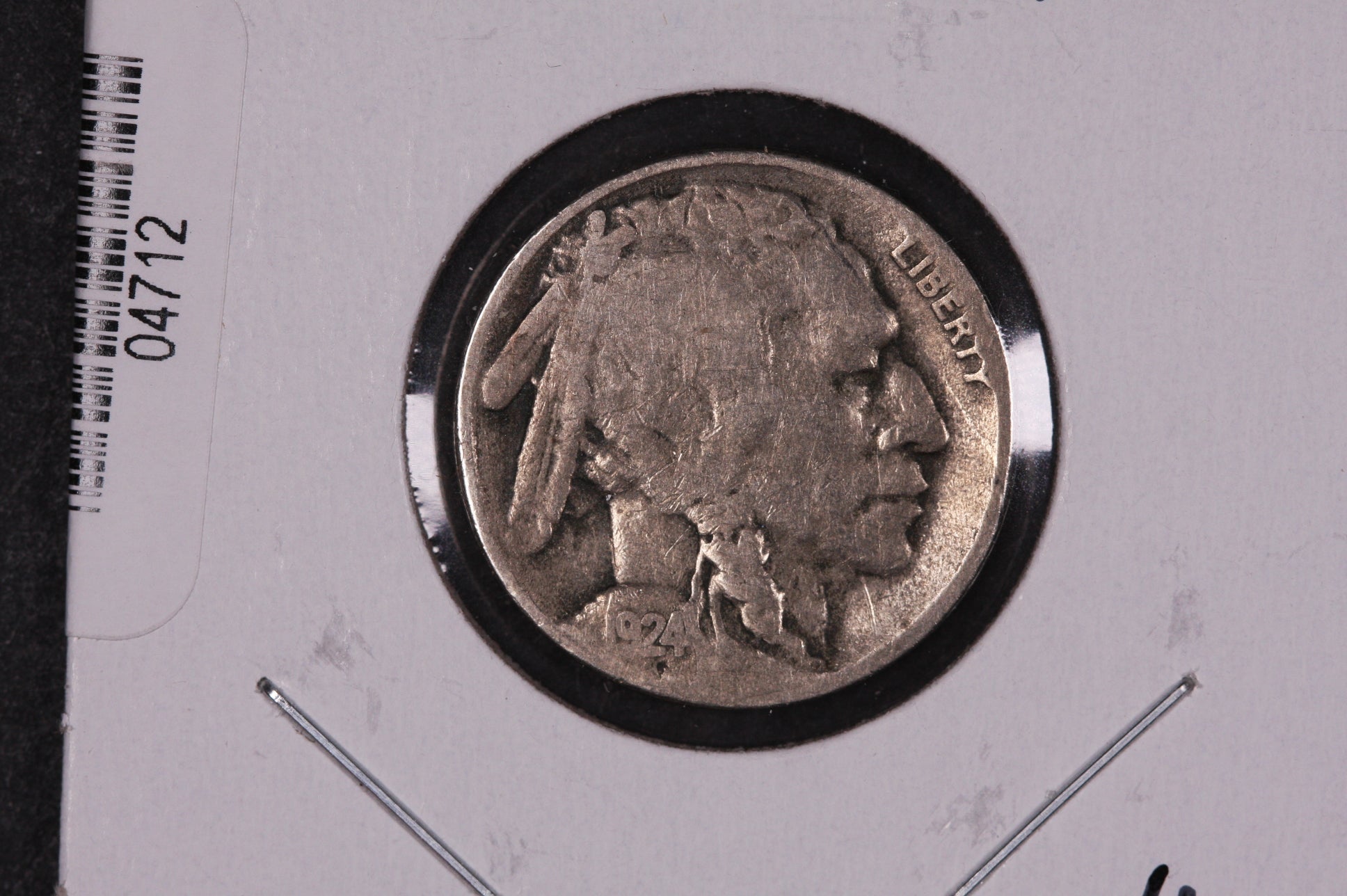 1924-S Buffalo Nickel, Average Circulated Coin.  Store #04712