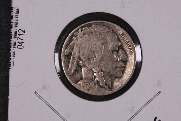 1924-S Buffalo Nickel, Average Circulated Coin.  Store #04712