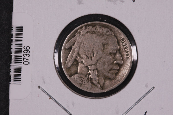 1926-S Buffalo Nickel, Average Circulated Coin.  Store #07396