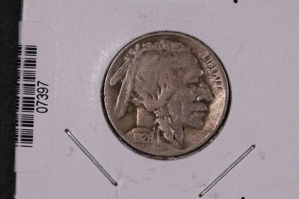 1926-S Buffalo Nickel, Average Circulated Coin.  Store #07397
