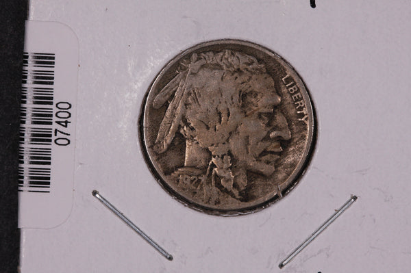 1927-D Buffalo Nickel, Average Circulated Coin.  Store #07400