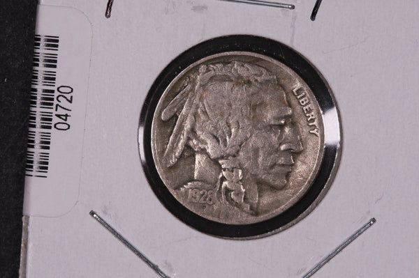 1928-S Buffalo Nickel, Average Circulated Coin.  Store #04720