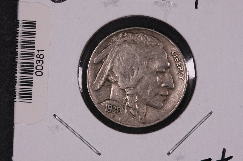 1930-S Buffalo Nickel, Average Circulated Coin.  Store