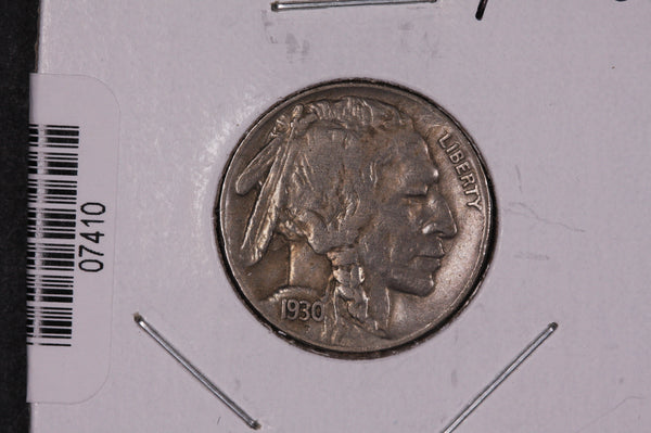 1930-S Buffalo Nickel, Average Circulated Coin.  Store #07410