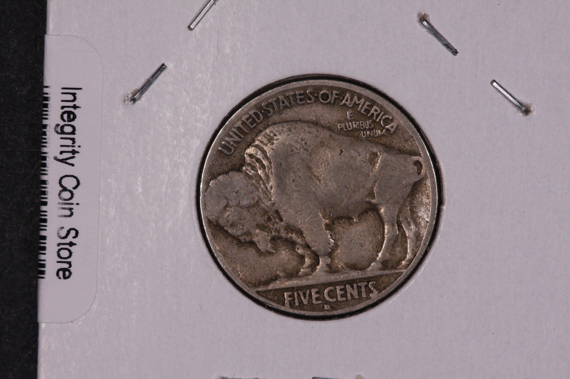 1934-D Buffalo Nickel, Average Circulated Coin.  Store #07424