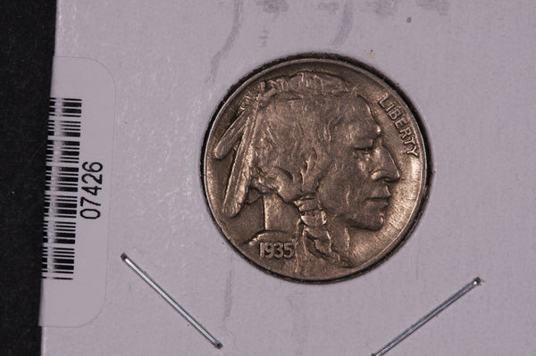 1935 Buffalo Nickel, Average Circulated Coin.  Store #07426