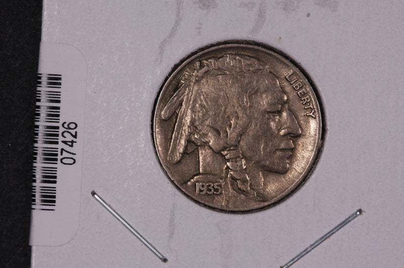 1935 Buffalo Nickel, Average Circulated Coin.  Store