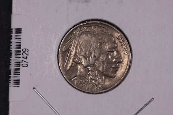 1935 Buffalo Nickel, Average Circulated Coin.  Store #07429
