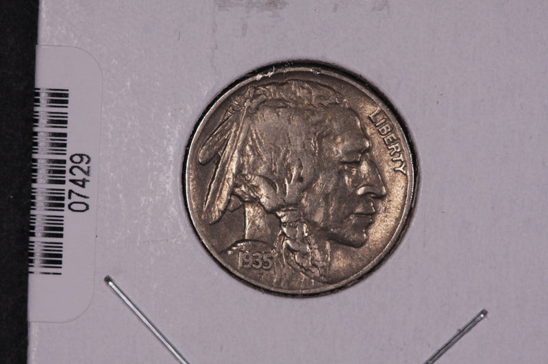 1935 Buffalo Nickel, Average Circulated Coin.  Store