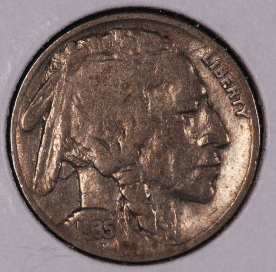 1935 Buffalo Nickel, Average Circulated Coin.  Store #NL835