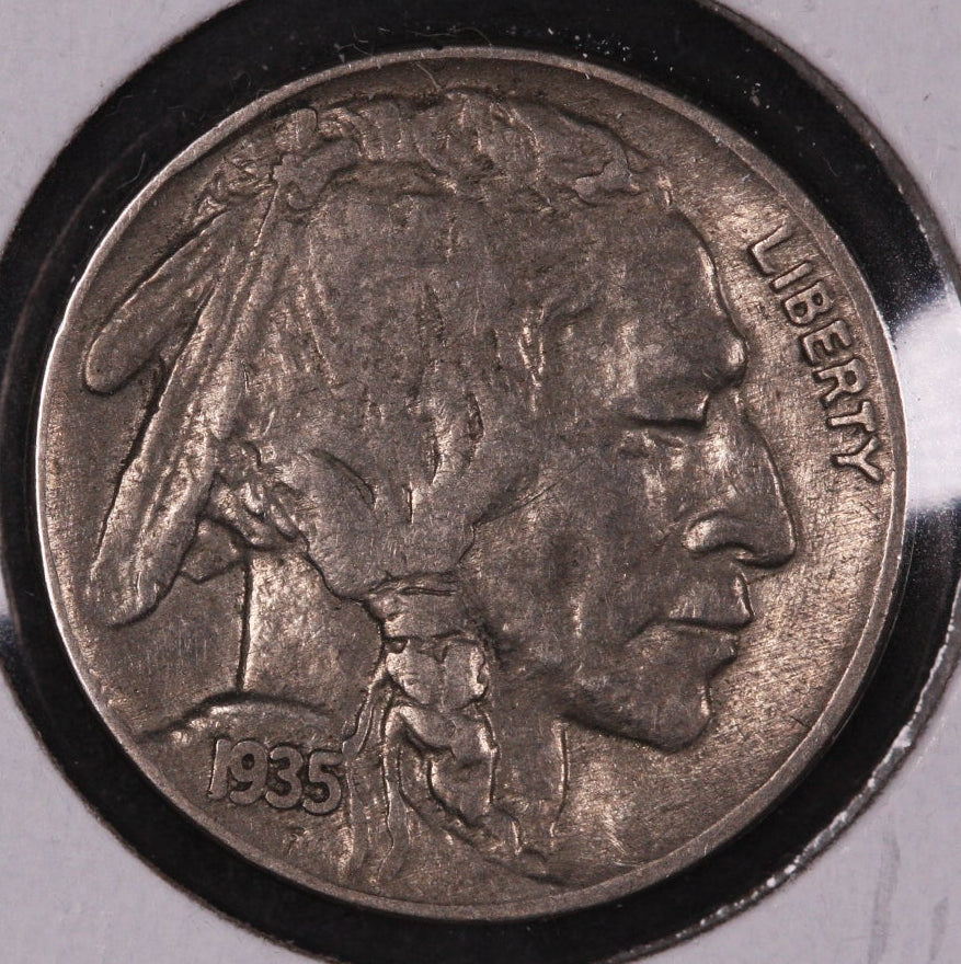 1935 Buffalo Nickel, Average Circulated Coin.  Store #NL833