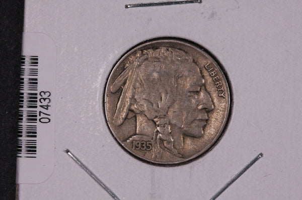1935 Buffalo Nickel, Average Circulated Coin.  Store #07433