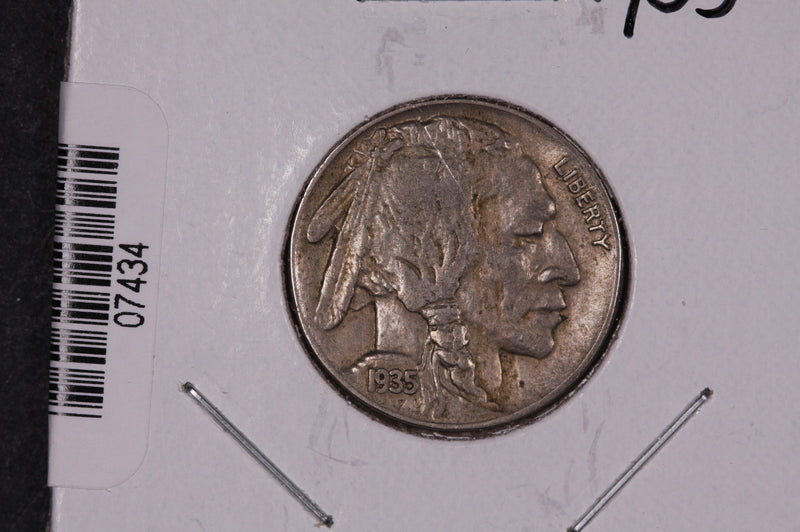 1935 Buffalo Nickel, Average Circulated Coin.  Store