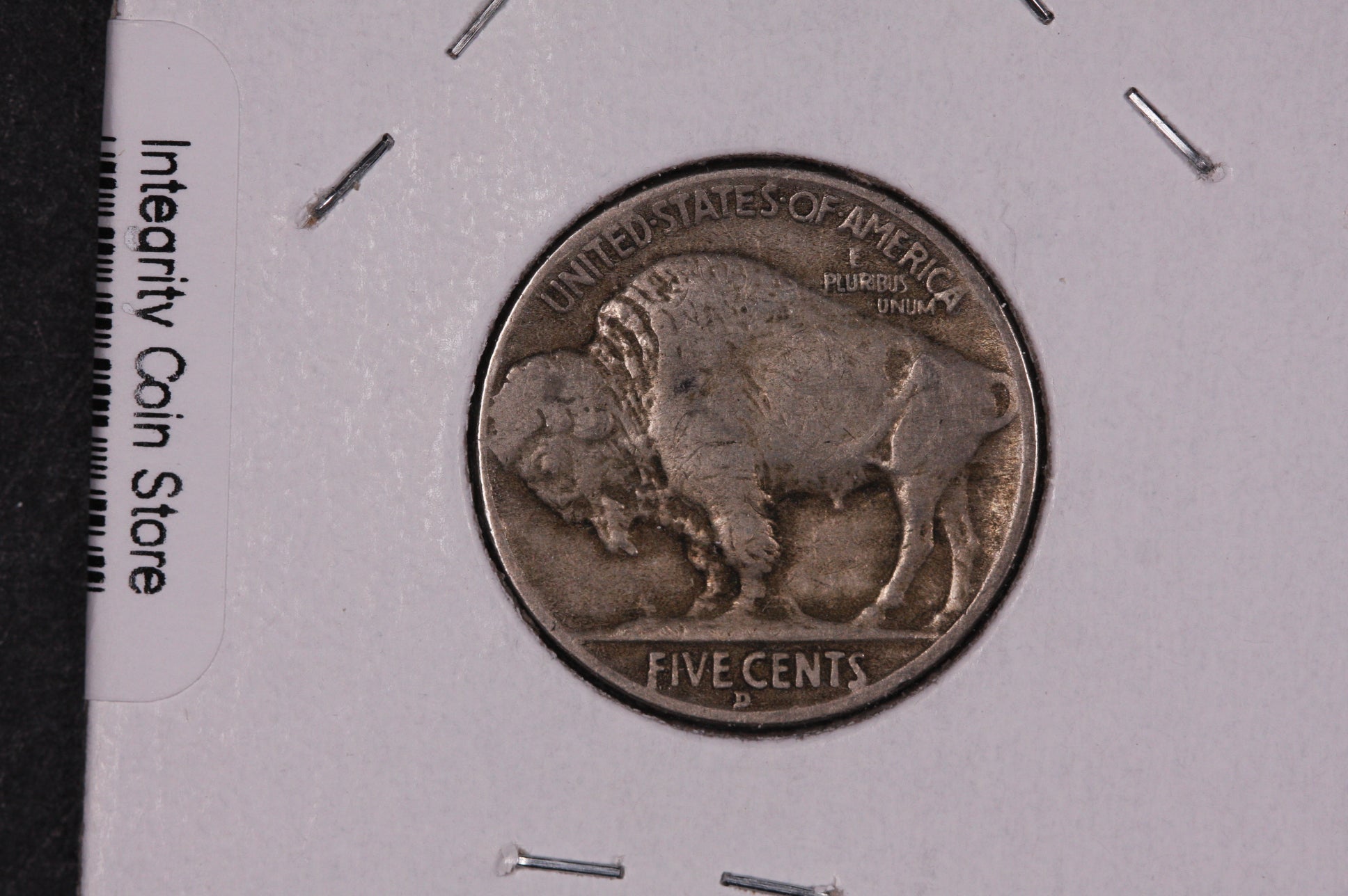 1935-D Buffalo Nickel, Average Circulated Coin.  Store #07437