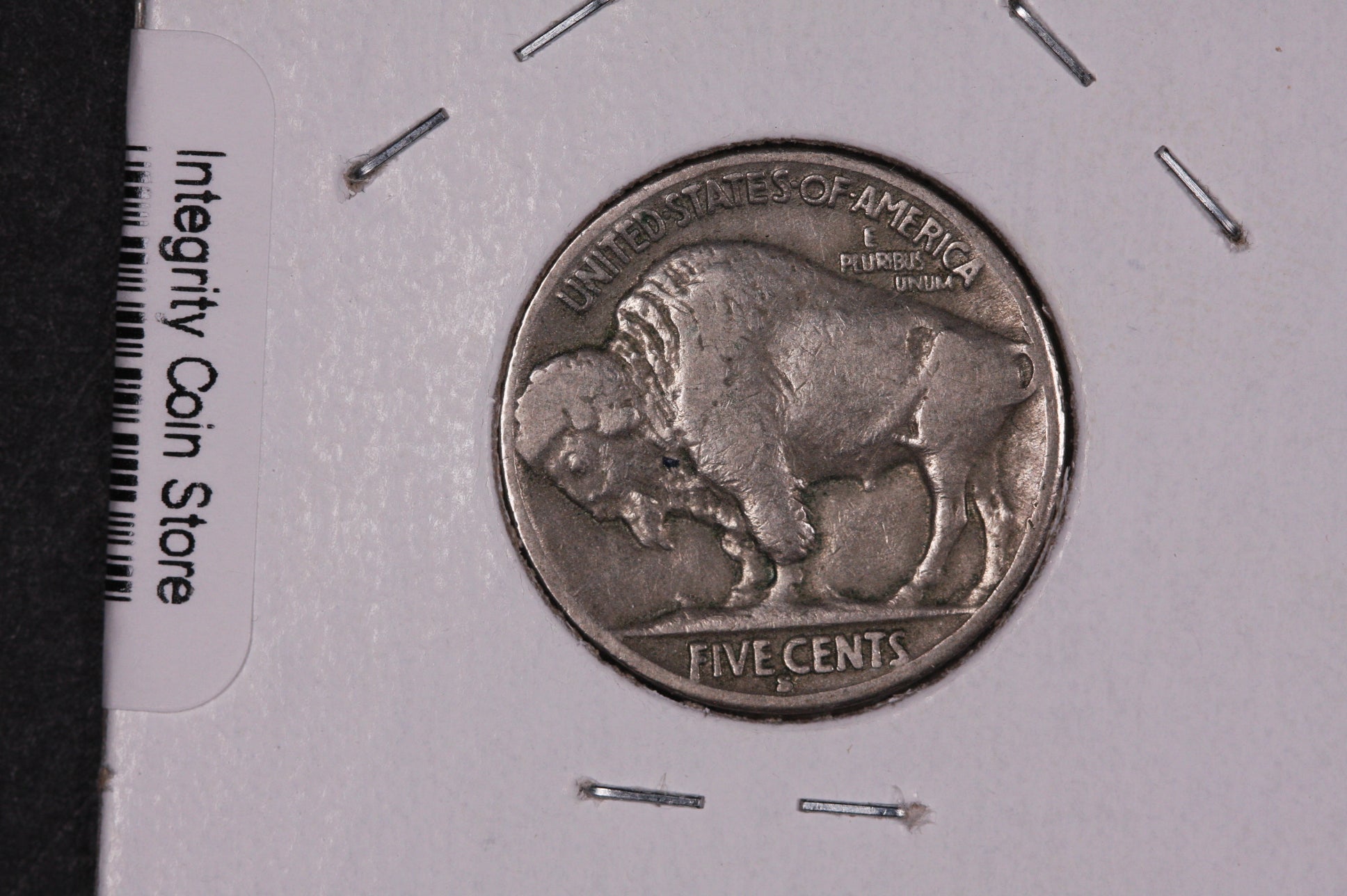 1935-S Buffalo Nickel, Average Circulated Coin.  Store #07443