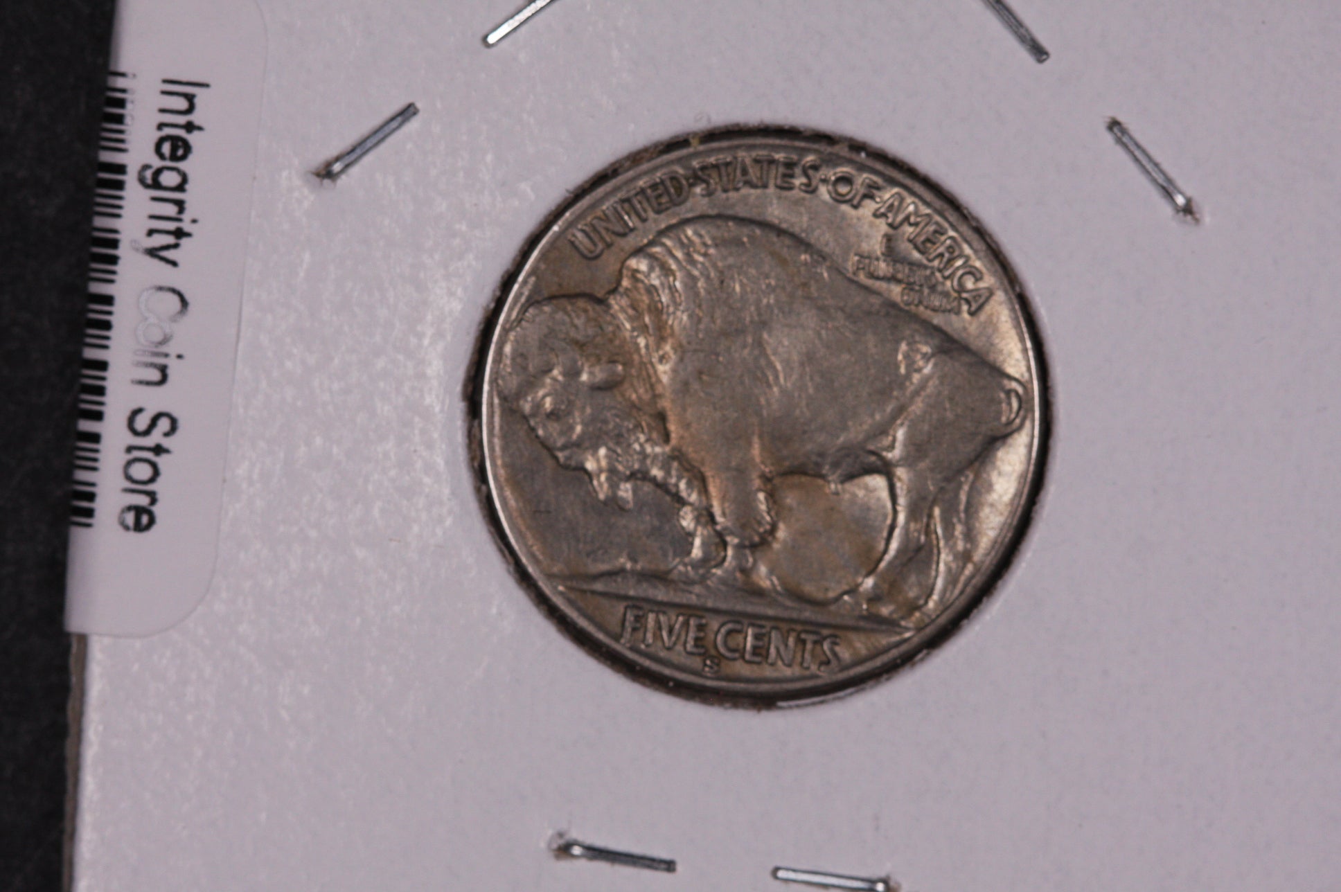 1935-S Buffalo Nickel, Average Circulated Coin.  Store #07446