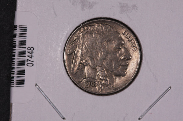 1936 Buffalo Nickel, Un-Circulated Coin.  Store #07448