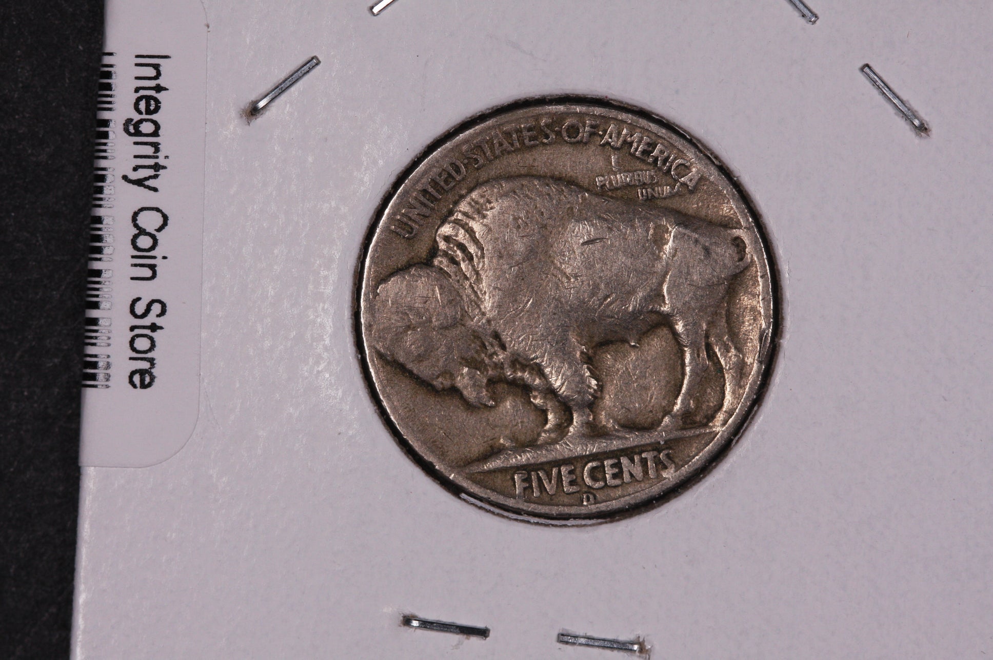 1936-D Buffalo Nickel, Average Circulated Coin.  Store #07456
