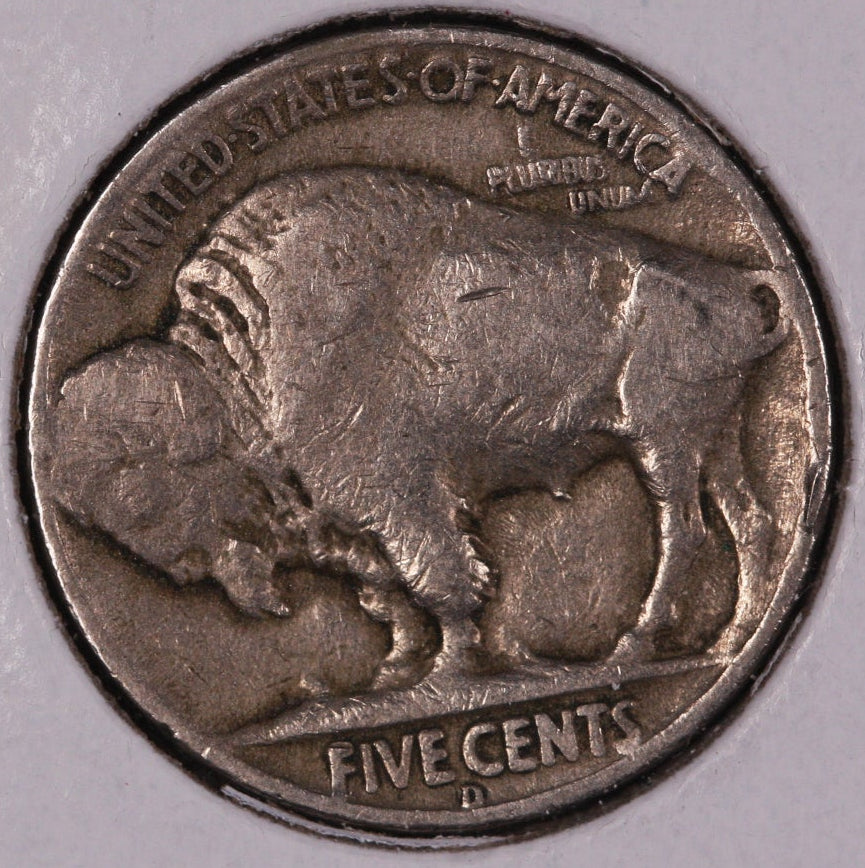 1936-D Buffalo Nickel, Average Circulated Coin.  Store #NL849
