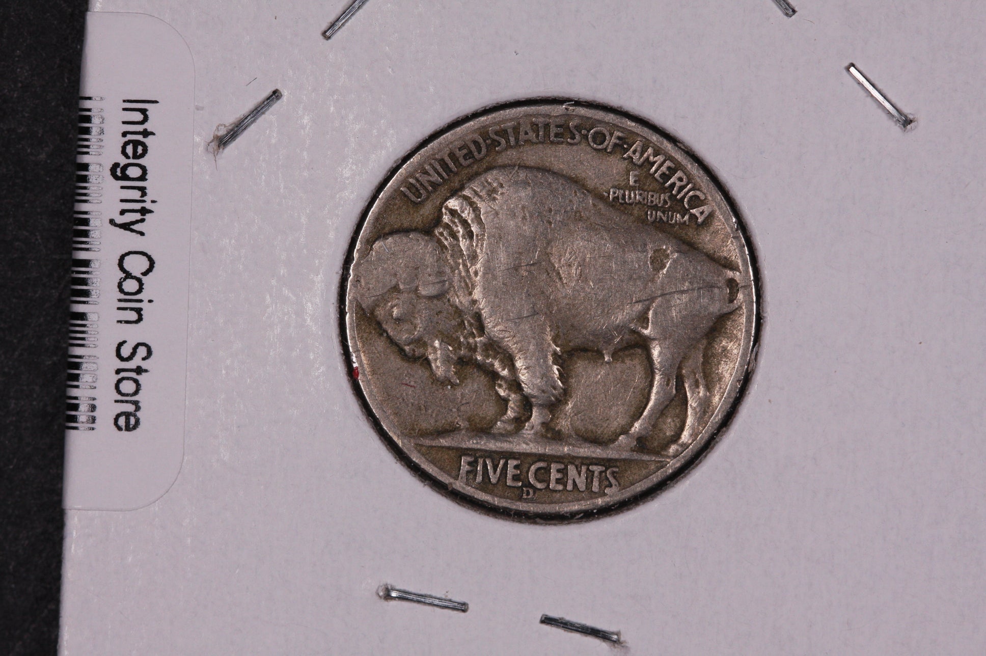 1936-D Buffalo Nickel, Average Circulated Coin.  Store #07457