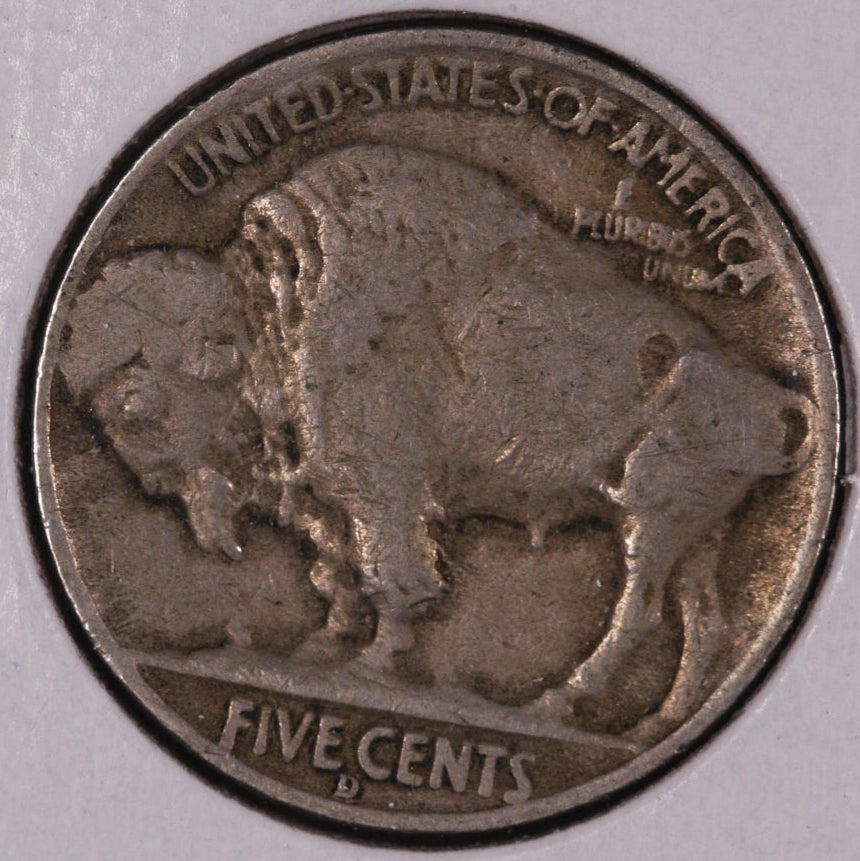 1936-D Buffalo Nickel, Very Good Circulated Coin.  Store #NL853