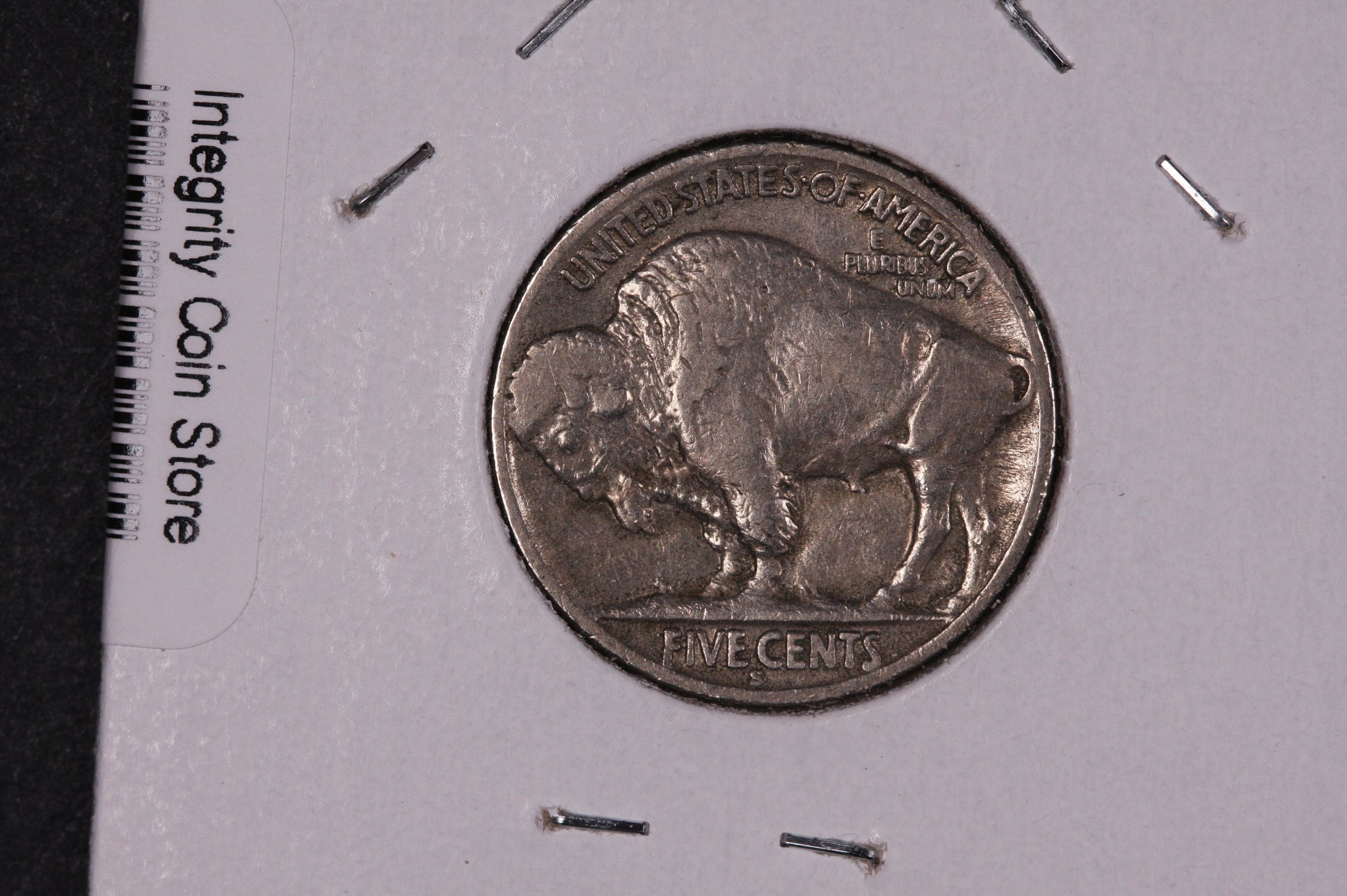 1936-S Buffalo Nickel, Average Circulated Coin.  Store #07465
