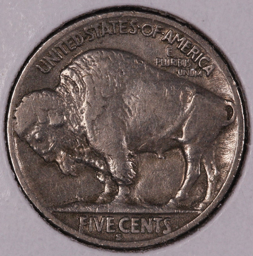 1936-S Buffalo Nickel, Average Circulated Coin.  Store #NL860
