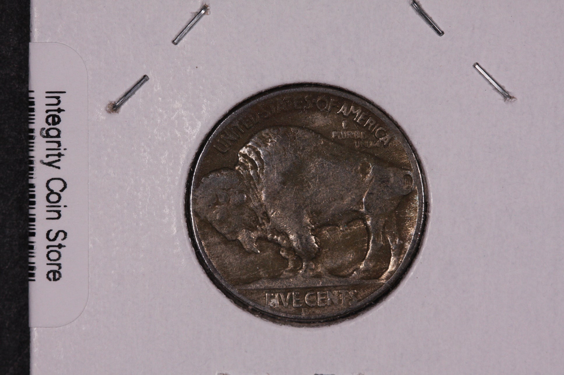 1937-D Buffalo Nickel, Average Circulated Coin.  Store Sale #07489