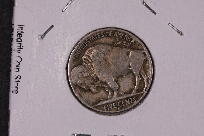 1937-D Buffalo Nickel, Average Circulated Coin.  Store Sale