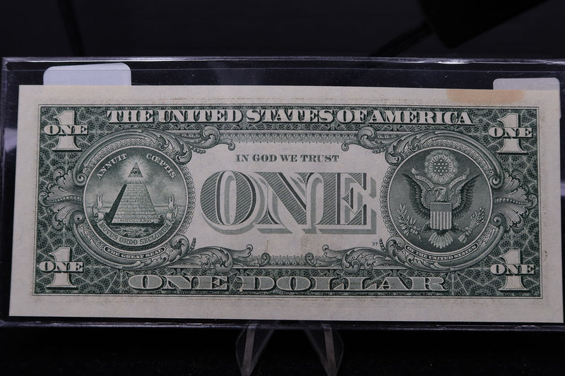 1988-A $1 Federal Reserve Note. "EJ" Radar Note, Crisp UN-Circulated. Store