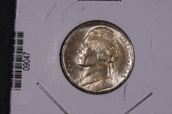 1943-S Jefferson Nickel, Un-Circulated Coin, Silver.  Store Sale #09047