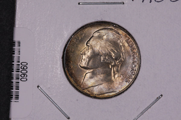 1945-S Jefferson Nickel, Un-Circulated Coin, Silver.  Store Sale #09060