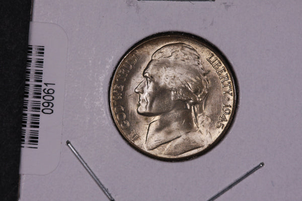 1945-S Jefferson Nickel, Un-Circulated Coin, Silver.  Store Sale #09061