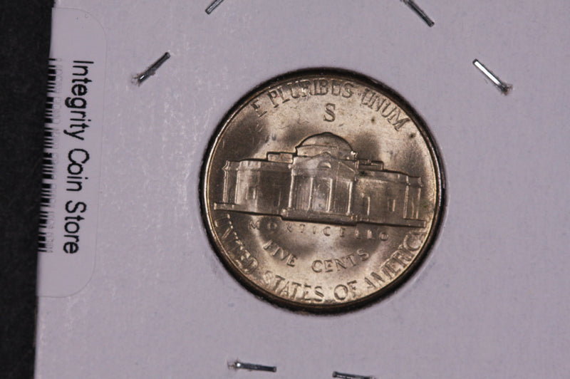 1945-S Jefferson Nickel, Un-Circulated Coin, Silver.  Store Sale
