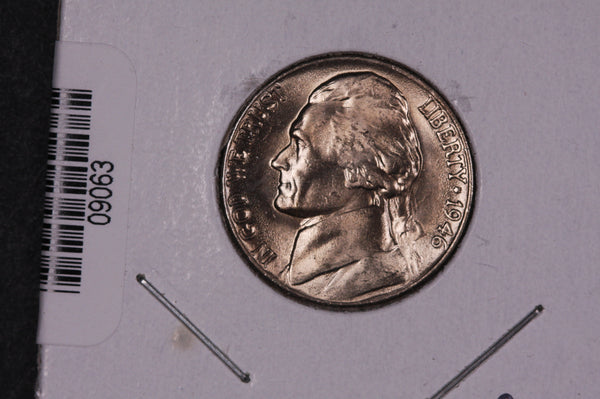 1946 Jefferson Nickel, Un-Circulated Coin.  Store Sale #09063