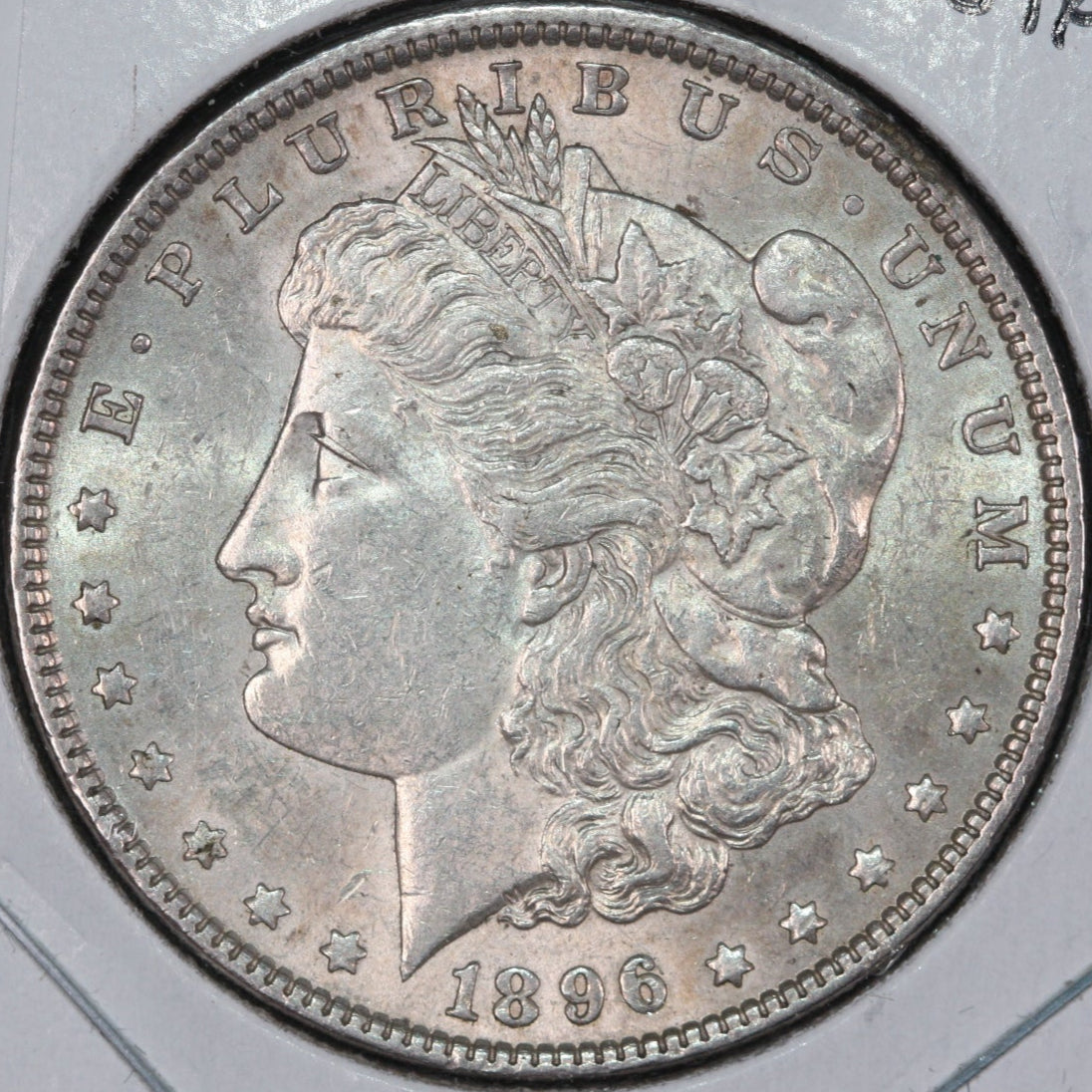 1896 Morgan Silver Dollar, Mint State Uncirculated Coin, Store #DR0367