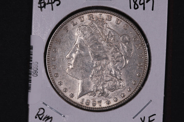 1897 Morgan Silver Dollar, Affordable Collectible Coin, Store #09095