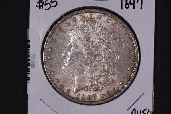 1897 Morgan Silver Dollar, Affordable Collectible Coin, Store #09096