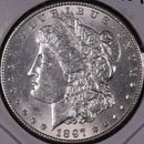 1897-S Morgan Silver Dollar, Mint State Uncirculated Coin, Store