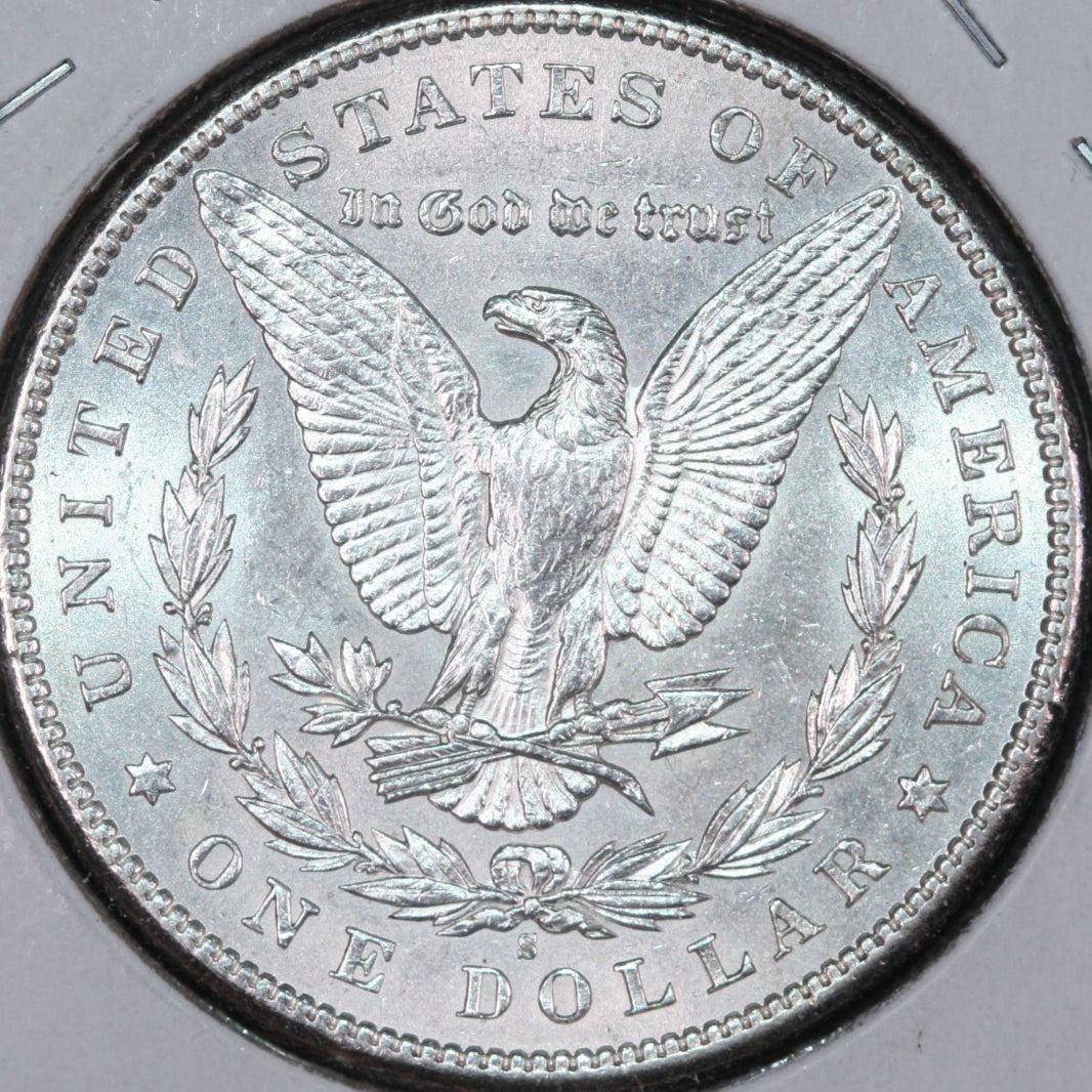 1897-S Morgan Dollar, Mint State Uncirculated Coin, Store #DR0376