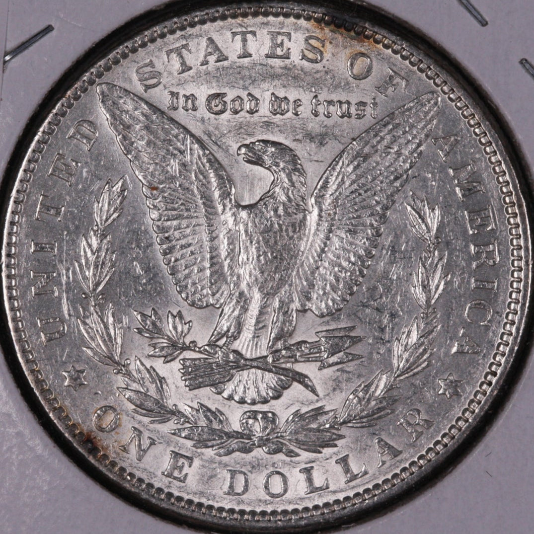 1898 Morgan Silver Dollar, About Uncirculated Coin, Store #DR0093