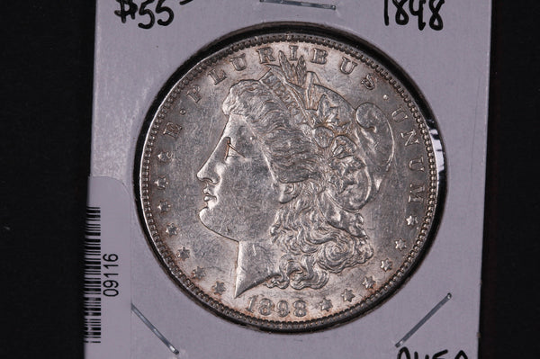 1898 Morgan Silver Dollar, Affordable Collectible Coin, Store #09116
