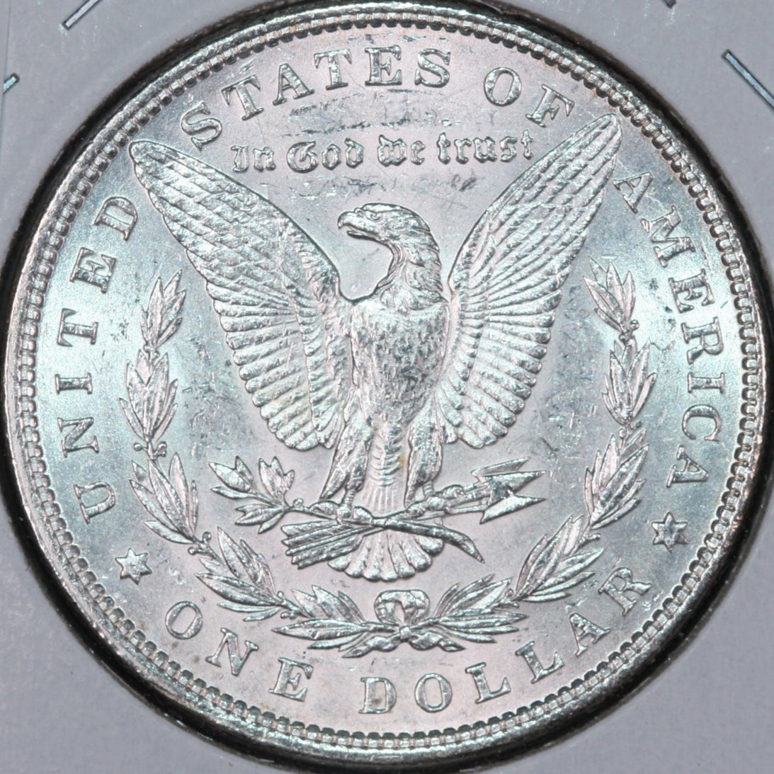 1898 Morgan Silver Dollar, Mint State Uncirculated Coin, Store #DR0381